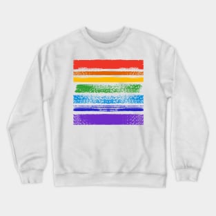 Rainbow Grunge Crewneck Sweatshirt